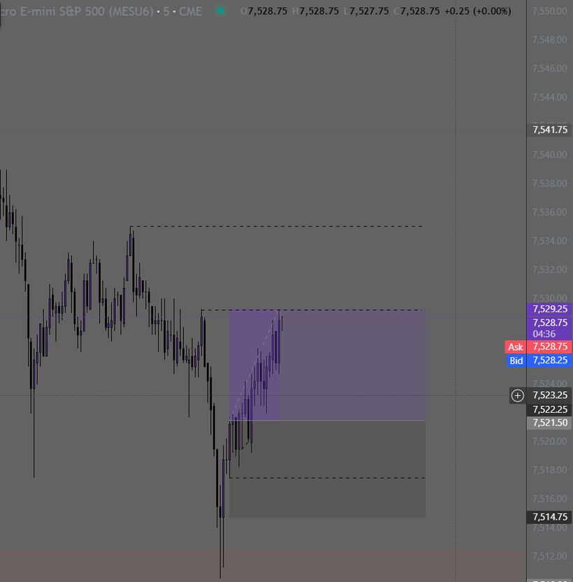 Executed trade screenshot 8